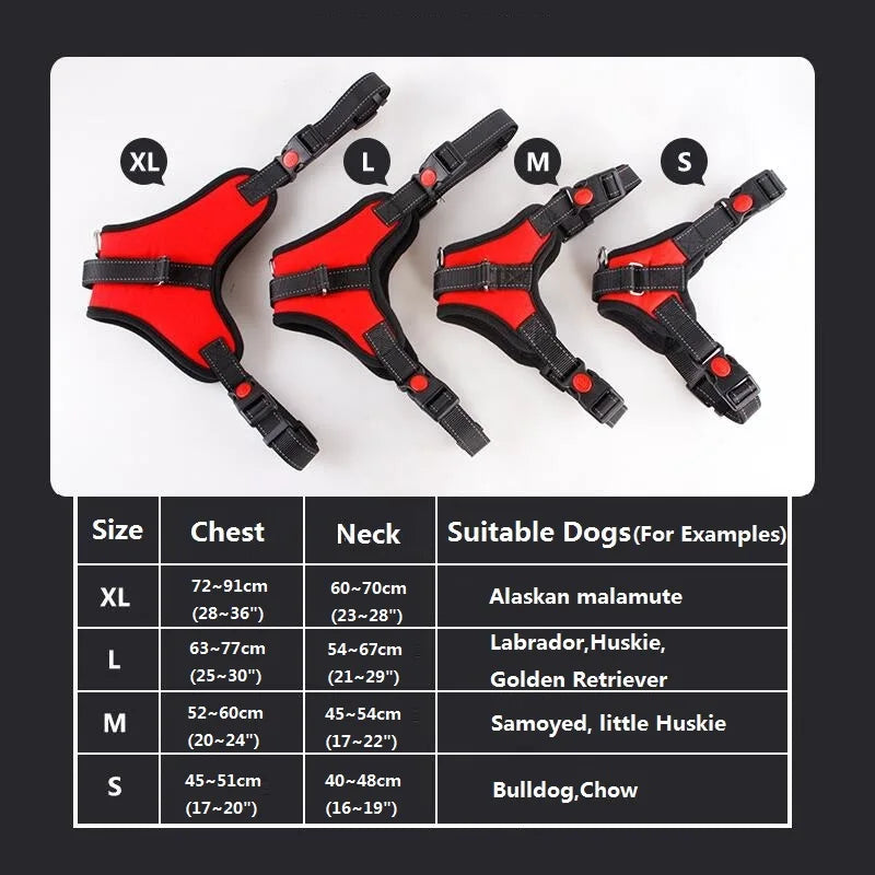 ZnoetZone Heavy Duty Hondenharnas – Verstelbaar & Comfortabel