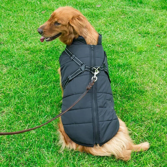 ZnoetZone WinterVest – Warme Waterdichte Jas met Ingebouwd Harnas