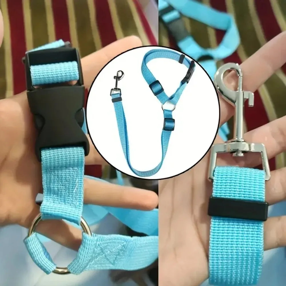ZnoetZone Headrest Strap – Slimme Autogordel voor Kleine Snuiten