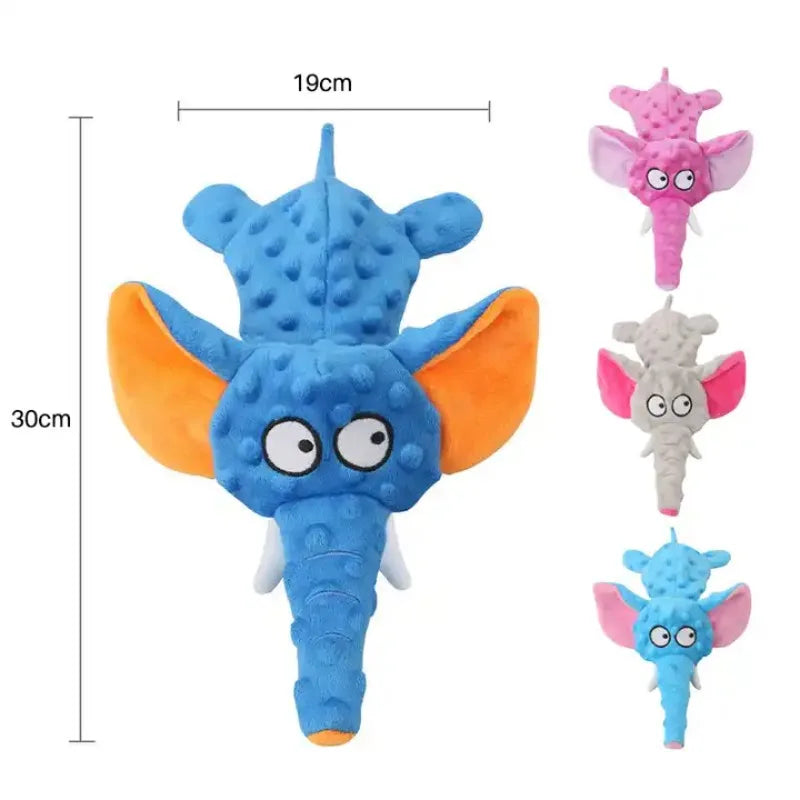 Bijtbeesten – Lichtgewicht Pluche Speelgoed met Squeak & Crinkle