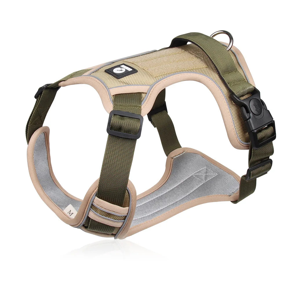 ZnoetZone Tactical Vest Hondenharnas – Robuust & Reflecterend