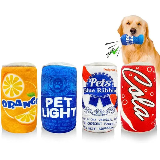 ZnoetZone WoofSoda – De Pluche blik Voor Fijne Kauwmomenten