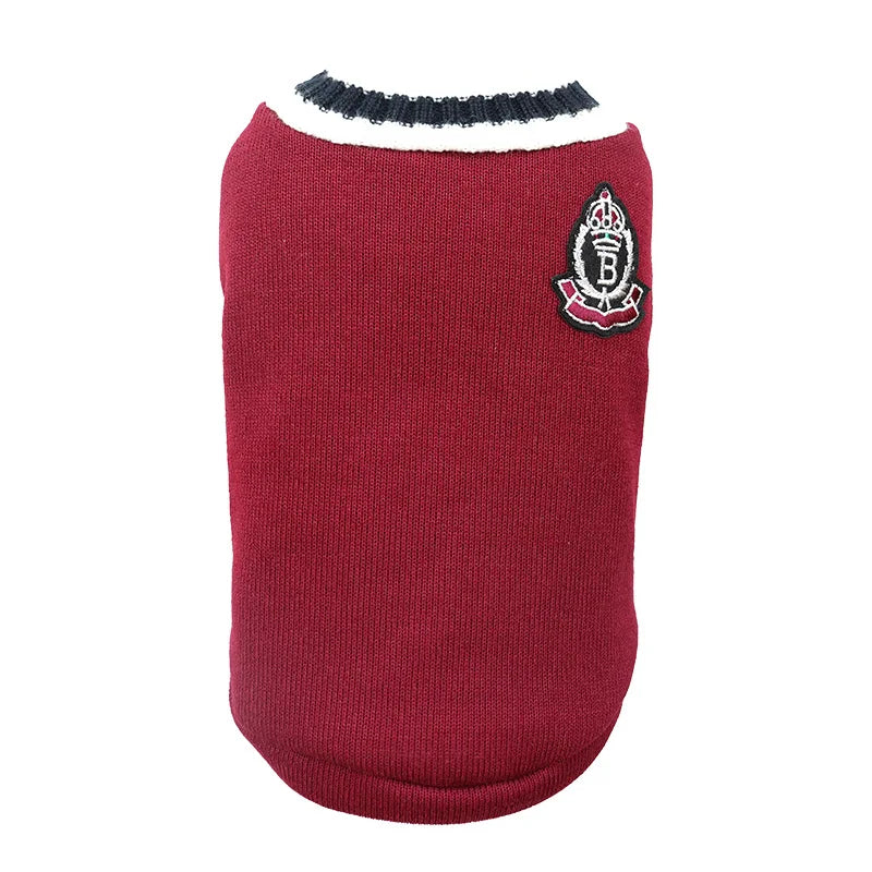 ZnoetZone VarsityVest – Preppy Warmte voor Kleine & Grote Snuiten
