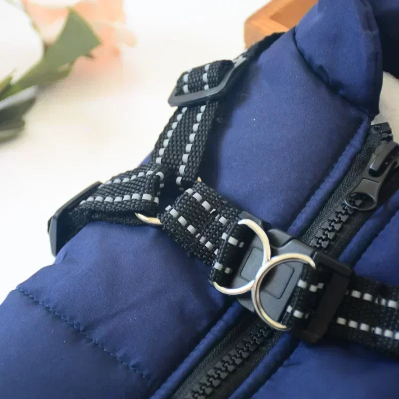 ZnoetZone WinterVest – Warme Waterdichte Jas met Ingebouwd Harnas