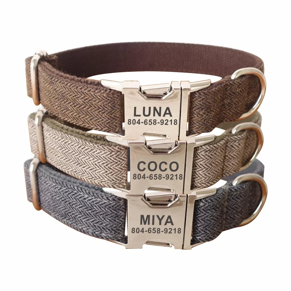 ZnoetZone BoldTag Collar – Dikke Stijl, Persoonlijke Touch