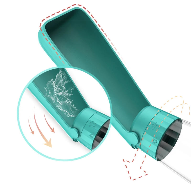 ZnoetZone FoldCup – Vouwbare Waterfles Voor Dorstige Snuiten