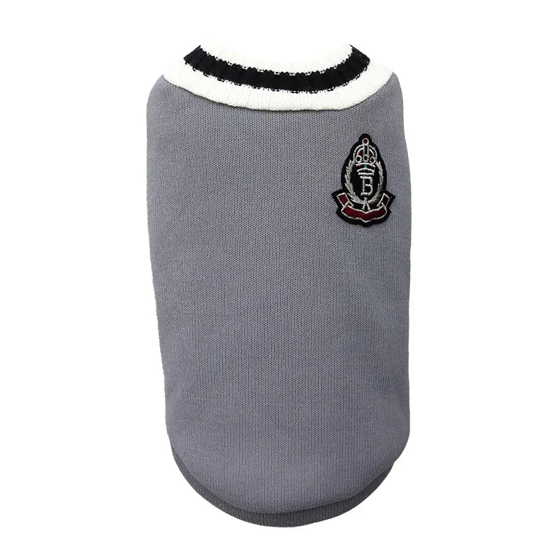 ZnoetZone VarsityVest – Preppy Warmte voor Kleine & Grote Snuiten