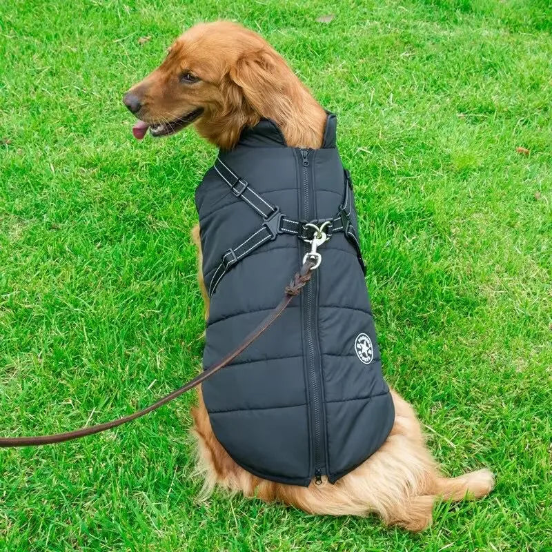 ZnoetZone WinterVest – Warme Waterdichte Jas met Ingebouwd Harnas