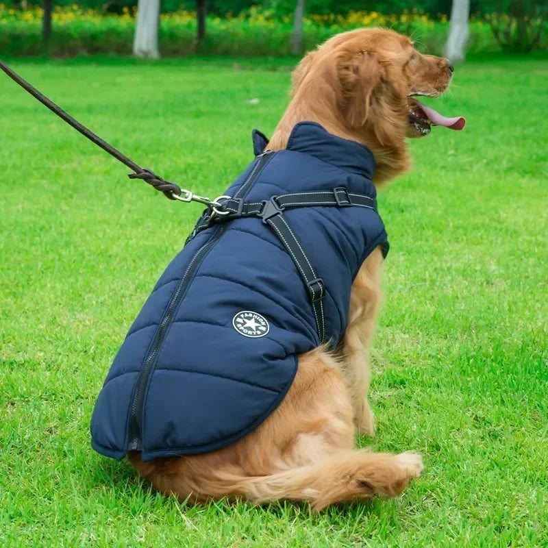 ZnoetZone WinterVest – Warme Waterdichte Jas met Ingebouwd Harnas