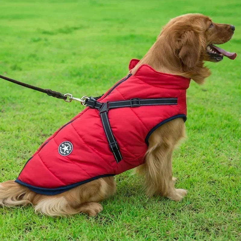 ZnoetZone WinterVest – Warme Waterdichte Jas met Ingebouwd Harnas